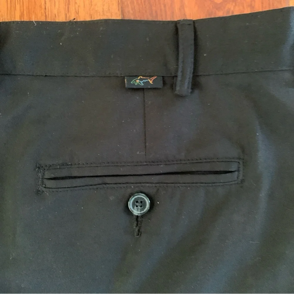 Greg Norman Golf Shorts Men's Size 42 Black Microlux Stretch moisturewicking UPF
